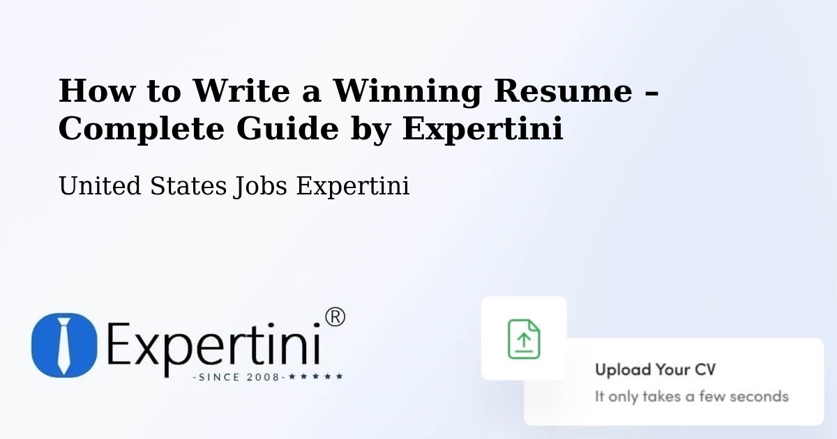 Resume Writing Guide for Job Seekers – Savannah - Savannah, United States Jobs Expertini